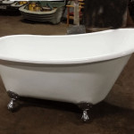 Drottningholm 155 cm-badkar med tassar